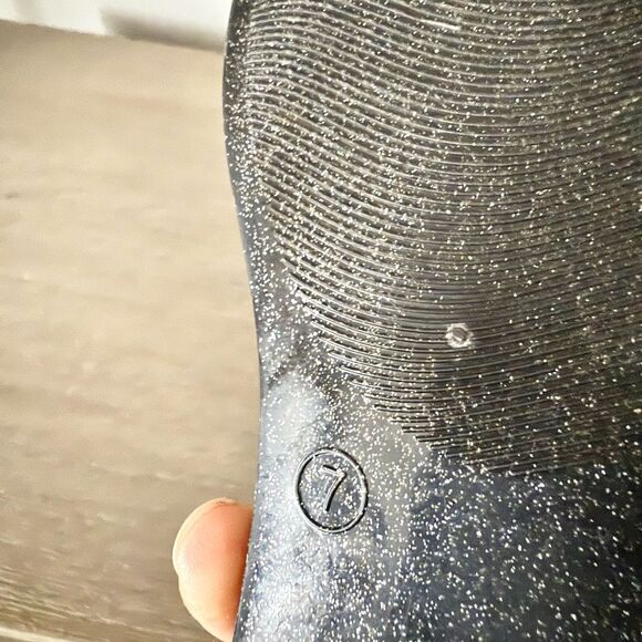 Jeffery Campbell Havana D’Orsay Flat in Black Sparkle - Size 7 - Picture 7 of 7